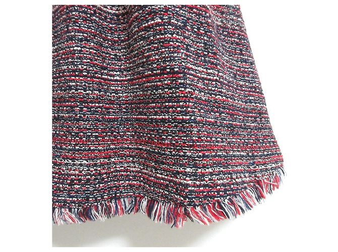 Autre Marque Gonna in tweed Rene French Fabric Rosso - vista 17