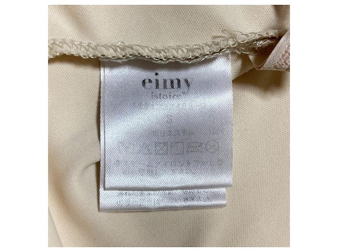 Autre Marque Abito Eimy Istoire a pieghe voluminose e schiena aperta Beige Crudo - vista 12