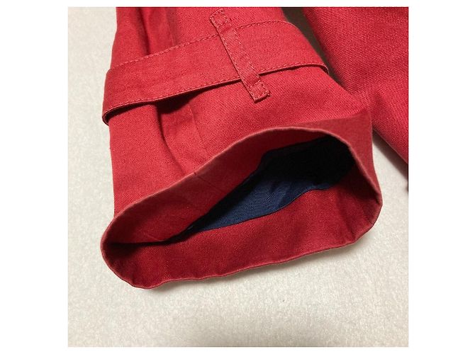 Autre Marque Trench Coat GRENFELL Rosso - vista 3