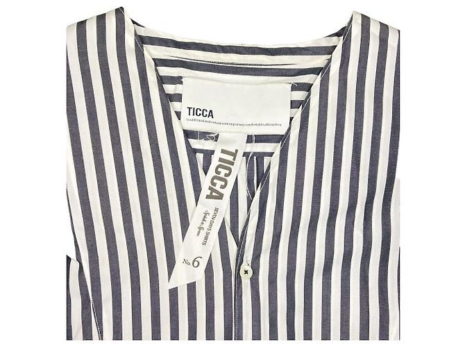 Autre Marque Vestido camisero TICCA SEVEN DAYS Negro - vista 3