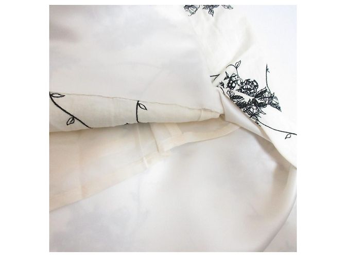 Autre Marque Vestido Bordado Leur Logette Branco - vista 7