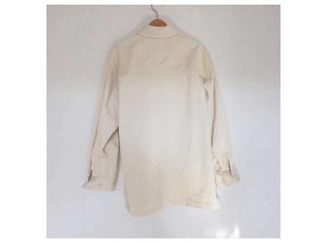 Autre Marque Babylone Cord-Hemdjacke Roh - Ansicht 2