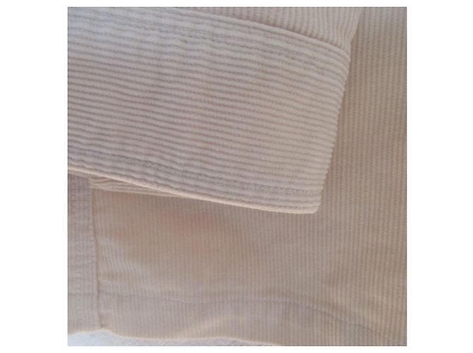 Autre Marque Babylone Cord-Hemdjacke Roh - Ansicht 5