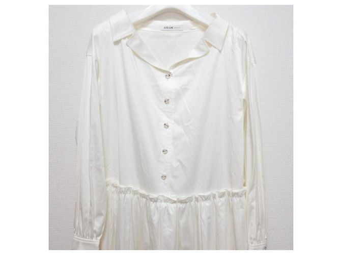 Autre Marque ADEAM MARGARET DRESS Kleid Weiß - Ansicht 4