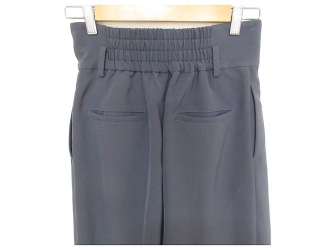 Autre Marque Pantaloni larghi con bretelle HARE Marrone - vista 8
