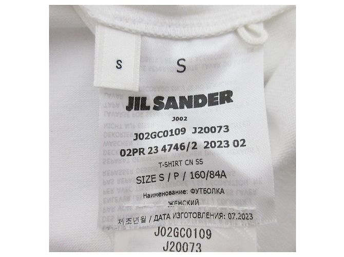 Camiseta Jil Sander blanca Blanco - vista 10