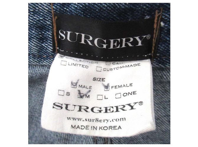 Autre Marque Calças de ganga em denim azul índigo SURGERY - vista 12