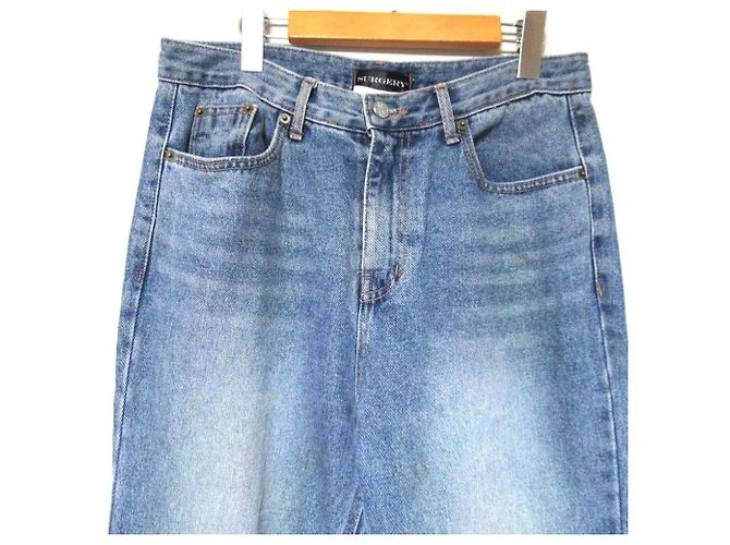 Autre Marque Calças de ganga em denim azul índigo SURGERY - vista 3