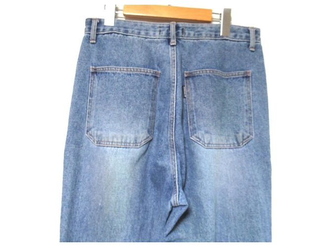 Autre Marque Calças de ganga em denim azul índigo SURGERY - vista 4
