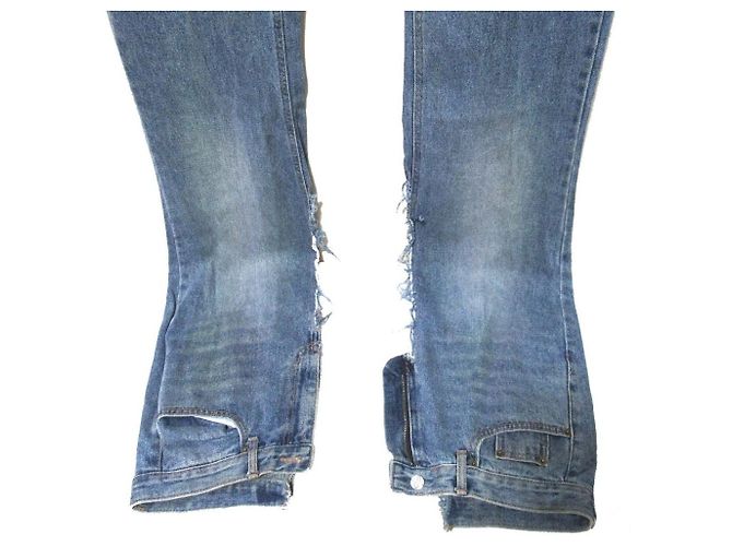 Autre Marque Calças de ganga em denim azul índigo SURGERY - vista 9