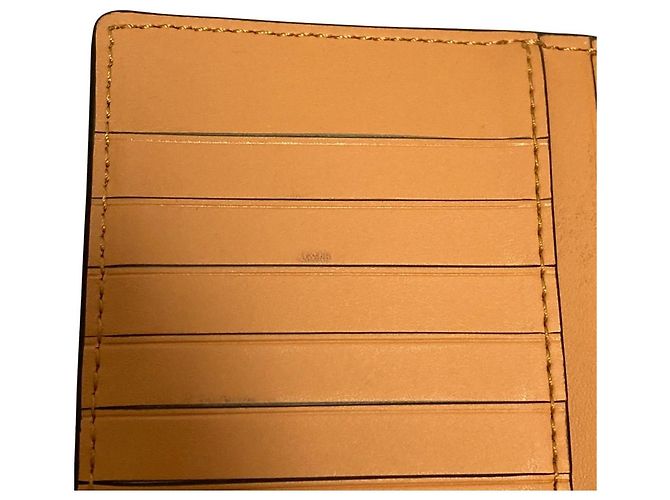 Lauren Ralph Lauren Leder-Langbrieftasche Orange - Ansicht 12