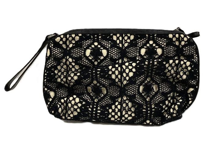 Clutch in maglia Dries Van Noten Nero - vista 2