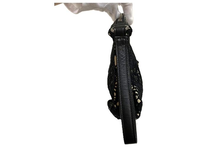 Clutch in maglia Dries Van Noten Nero - vista 4