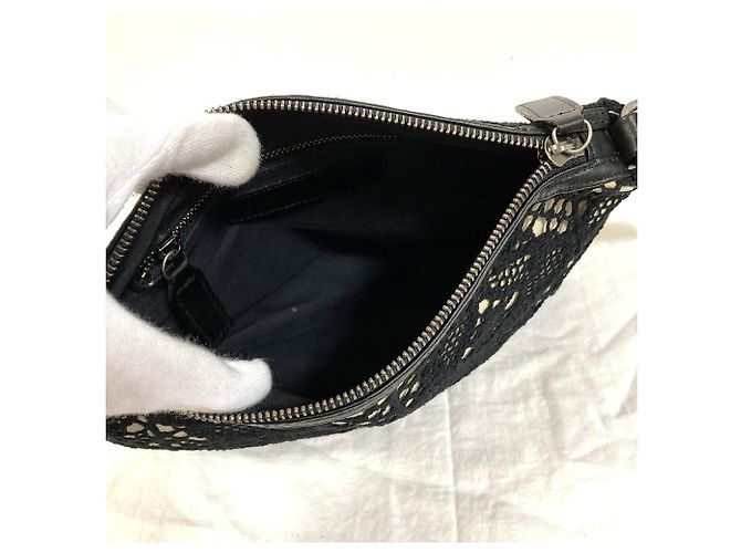 Clutch in maglia Dries Van Noten Nero - vista 6