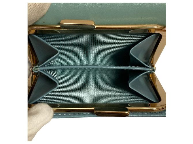 Autre Marque Cartera bifold agnes b. Azul claro - vista 13
