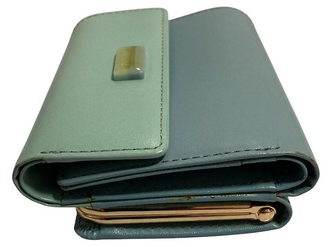 Autre Marque Cartera bifold agnes b. Azul claro - vista 4