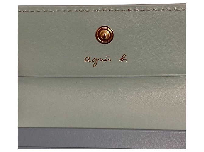 Autre Marque Cartera bifold agnes b. Azul claro - vista 7