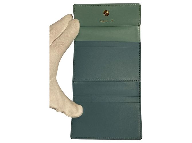 Autre Marque Cartera bifold agnes b. Azul claro - vista 8
