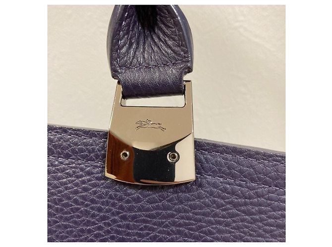 Longchamp Madeleine Shopper mit Tragegriffen Lila - Ansicht 10