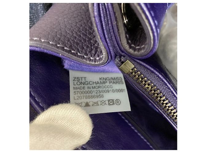 Longchamp Madeleine Shopper mit Tragegriffen Lila - Ansicht 12