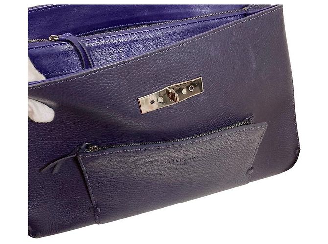 Longchamp Madeleine Shopper mit Tragegriffen Lila - Ansicht 13