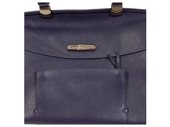 Longchamp Madeleine Shopper mit Tragegriffen Lila - Ansicht 3