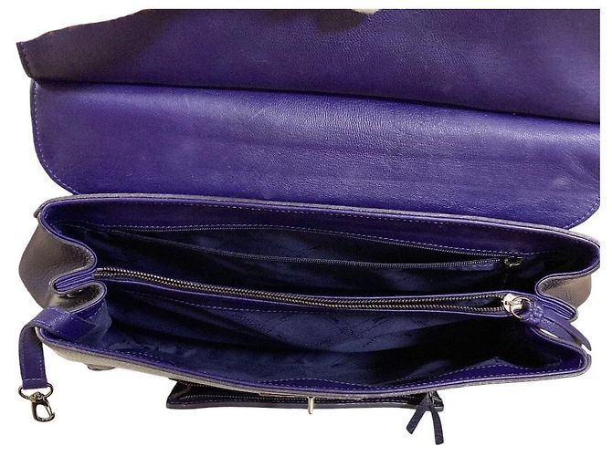 Longchamp Madeleine Shopper mit Tragegriffen Lila - Ansicht 7