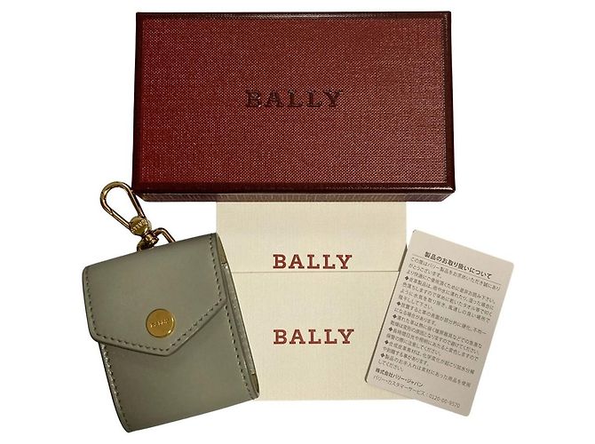 Bally Custodia AirPods Portachiavi Charm per Borsa Pochette Marrone - vista 13