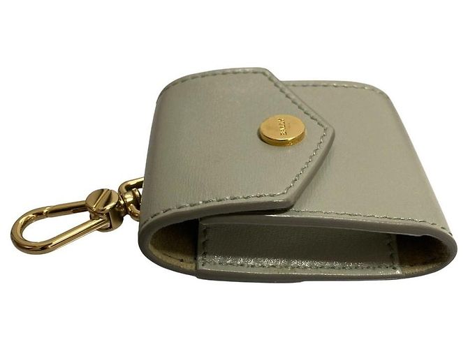 Bally Custodia AirPods Portachiavi Charm per Borsa Pochette Marrone - vista 4