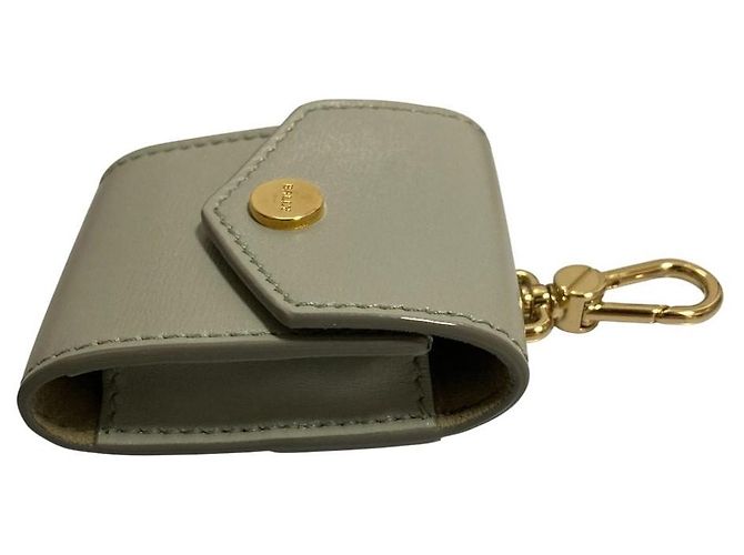 Bally Custodia AirPods Portachiavi Charm per Borsa Pochette Marrone - vista 6