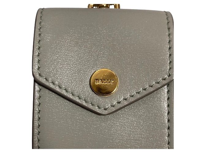 Bally Custodia AirPods Portachiavi Charm per Borsa Pochette Marrone - vista 7