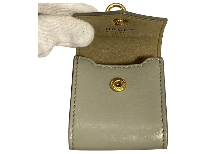 Bally Custodia AirPods Portachiavi Charm per Borsa Pochette Marrone - vista 9