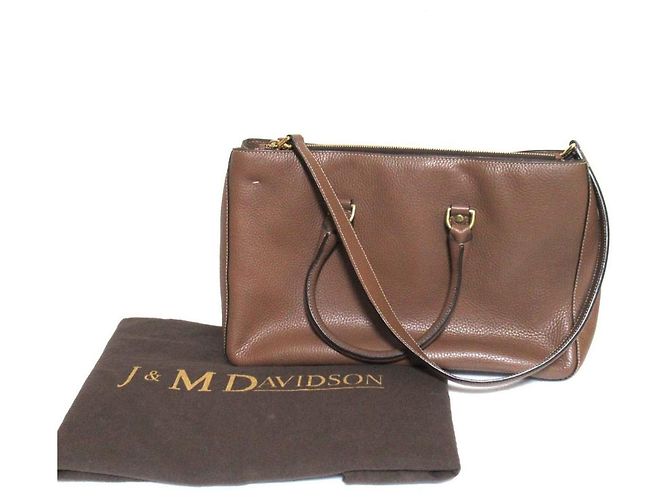 Autre Marque J&M Davidson CHARLIE 2way Lederhandtasche Braun - Ansicht 11