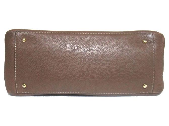 Autre Marque J&M Davidson CHARLIE 2way Lederhandtasche Braun - Ansicht 4