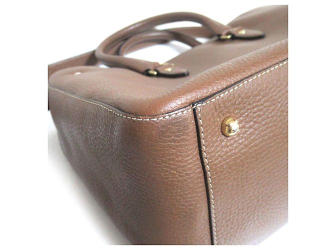 Autre Marque J&M Davidson CHARLIE 2way Lederhandtasche Braun - Ansicht 5