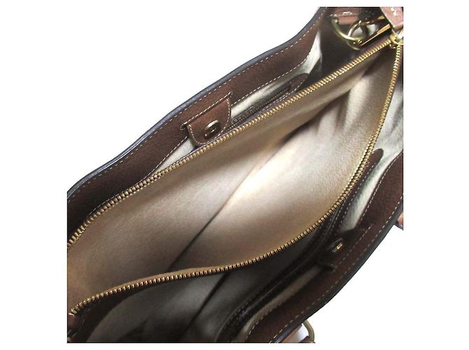 Autre Marque J&M Davidson CHARLIE 2way Lederhandtasche Braun - Ansicht 9
