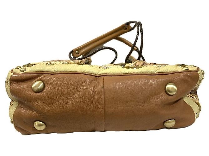 Autre Marque Sac Tote à Perles Jamin Puech Beige - vue 7