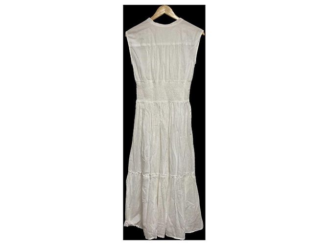 Autre Marque Vestido de voile de algodón La boutique BonBon Blanco - vista 2