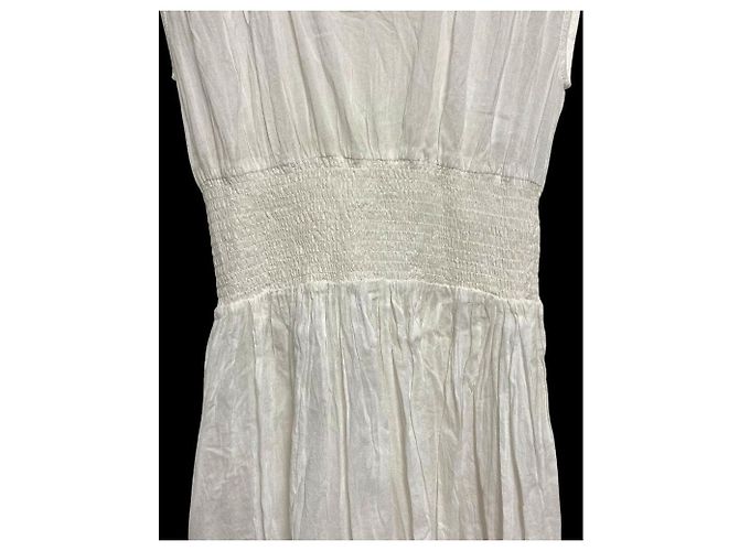 Autre Marque Vestido de voile de algodón La boutique BonBon Blanco - vista 4