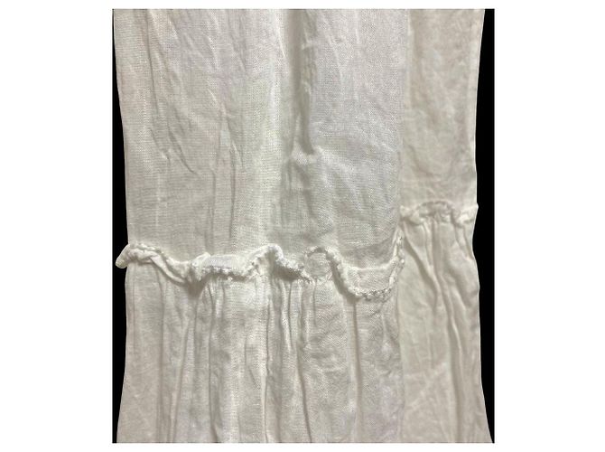 Autre Marque Vestido de voile de algodón La boutique BonBon Blanco - vista 6