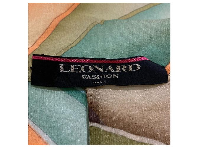LEONARD taillierter Jacke mit Seidendruck Mehrfarben - Ansicht 5