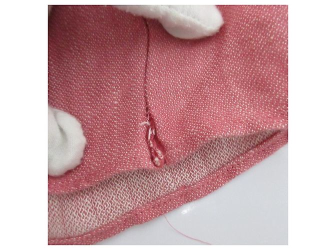 Autre Marque Blusa in lino a spalle scoperte e arricciata MYLAN Rosa - vista 11
