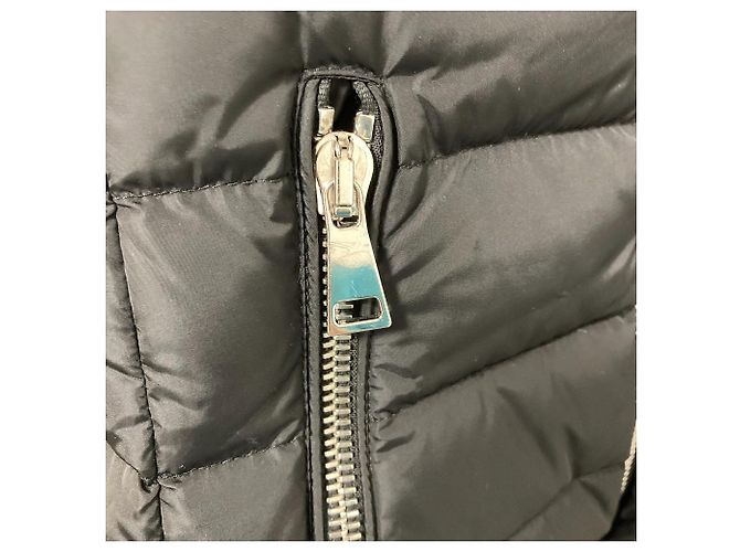 Abrigo de plumón Moncler OROPHIN de cuero Negro - vista 15