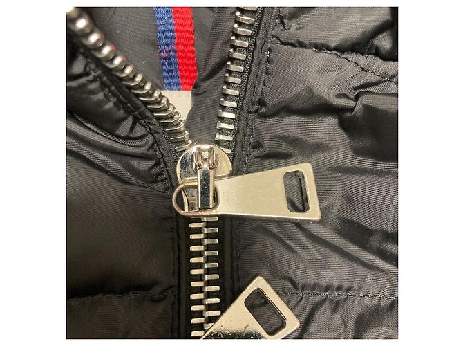Abrigo de plumón Moncler OROPHIN de cuero Negro - vista 16
