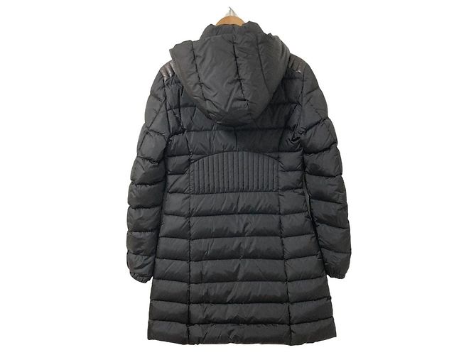 Abrigo de plumón Moncler OROPHIN de cuero Negro - vista 2