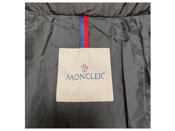 Abrigo de plumón Moncler OROPHIN de cuero Negro - vista 8