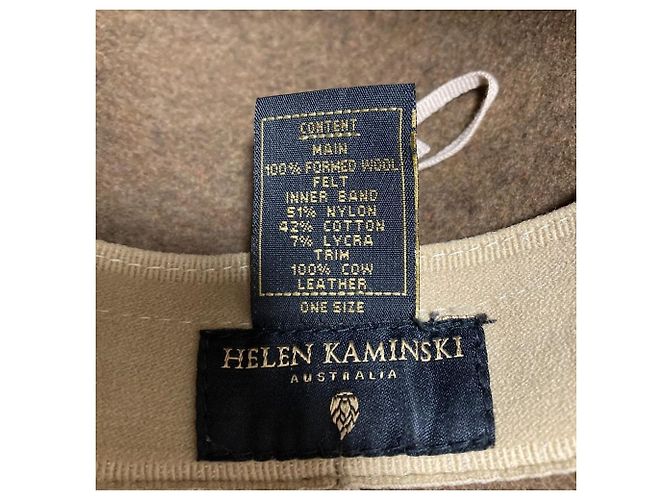 Autre Marque HELEN KAMINSKI KATAKA Wool Felt Hat Brown - view 9
