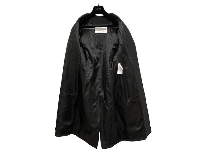 Abrigo largo de lana Salvatore Ferragamo Negro - vista 3
