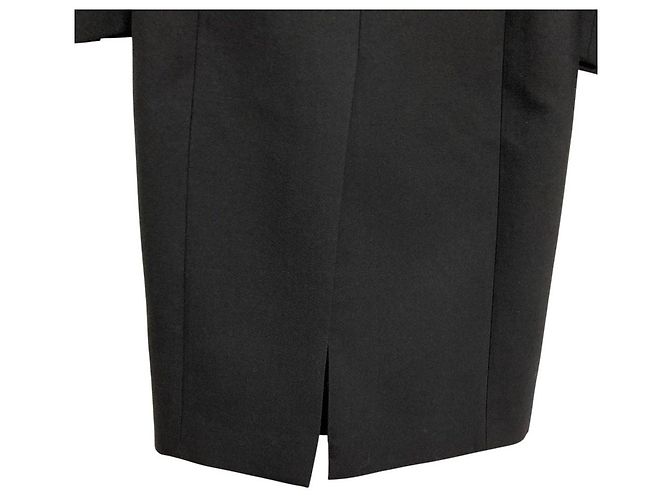 Abrigo largo de lana Salvatore Ferragamo Negro - vista 7