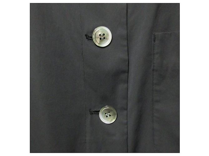 Autre Marque Y's for living Abrigo largo sin cuello Negro - vista 5